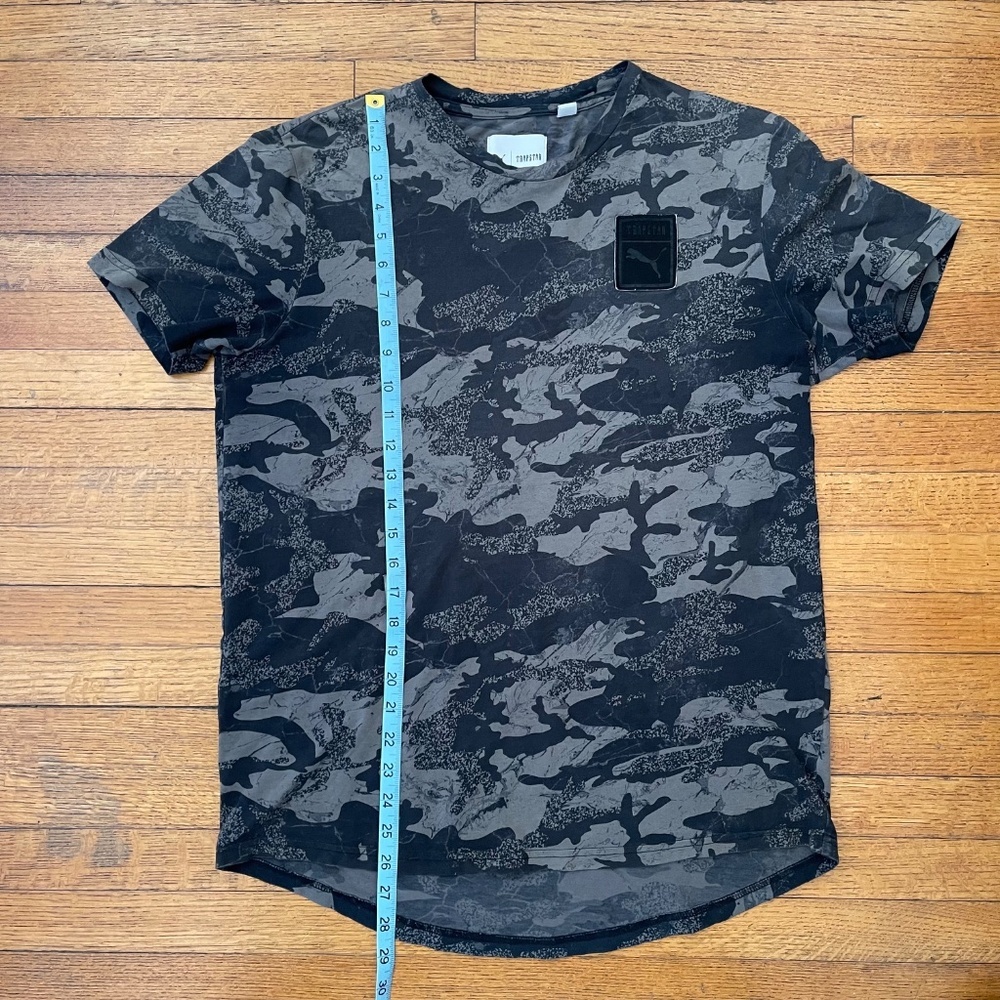 Puma x Trapstar Camo Tee Black Grey Size M Streetwear - Picture 6 of 7